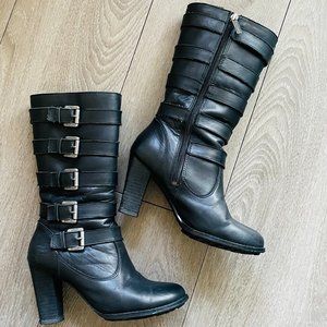 Harley Davidson leather boots - size 6